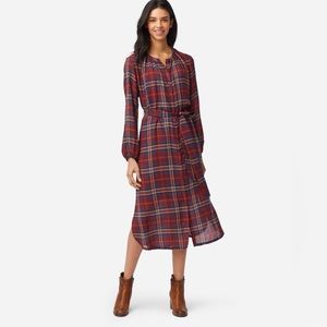 Button-front plaid dress item 10464 | Pendleton woolen mills size SM